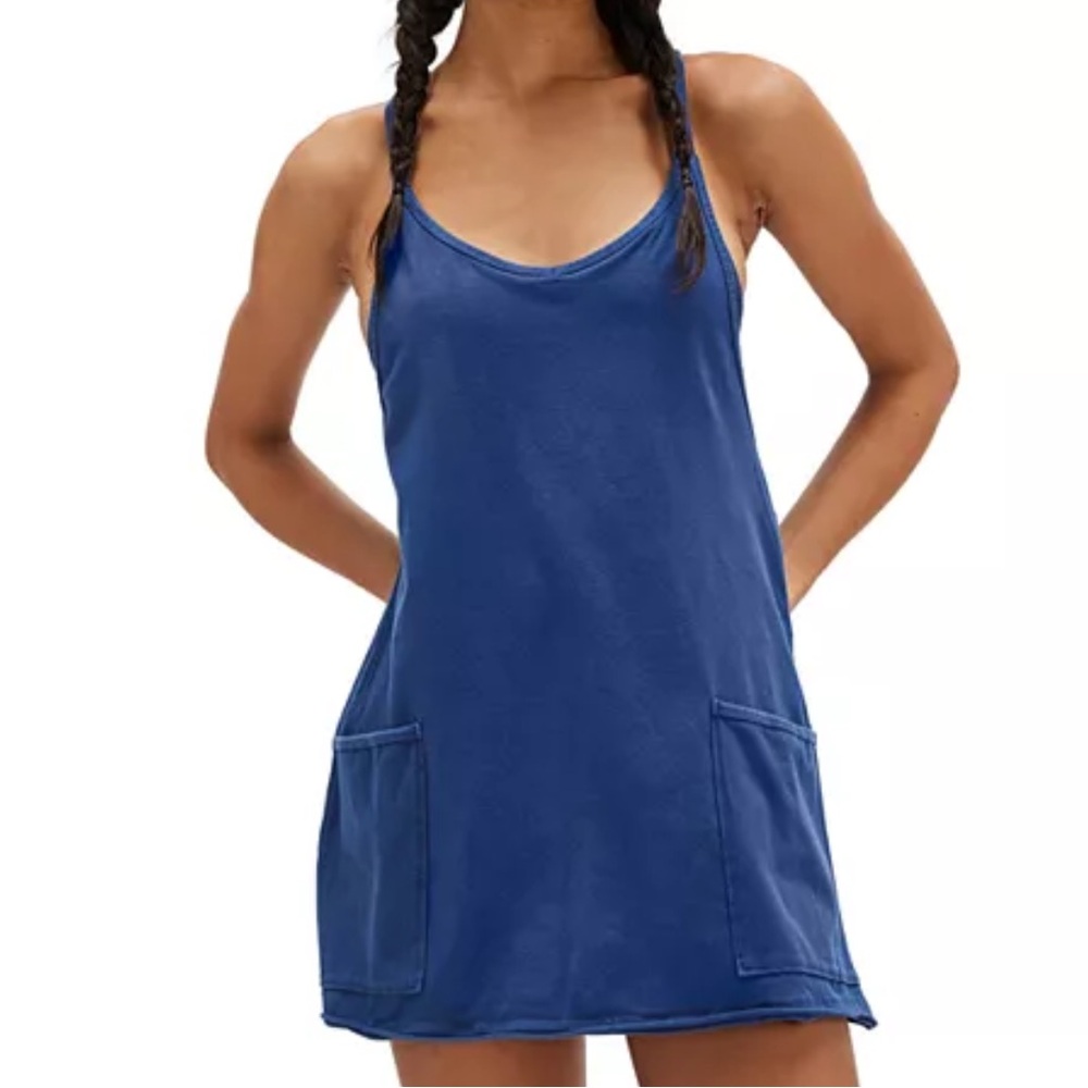 Free people movement hot shot romper mini dress
